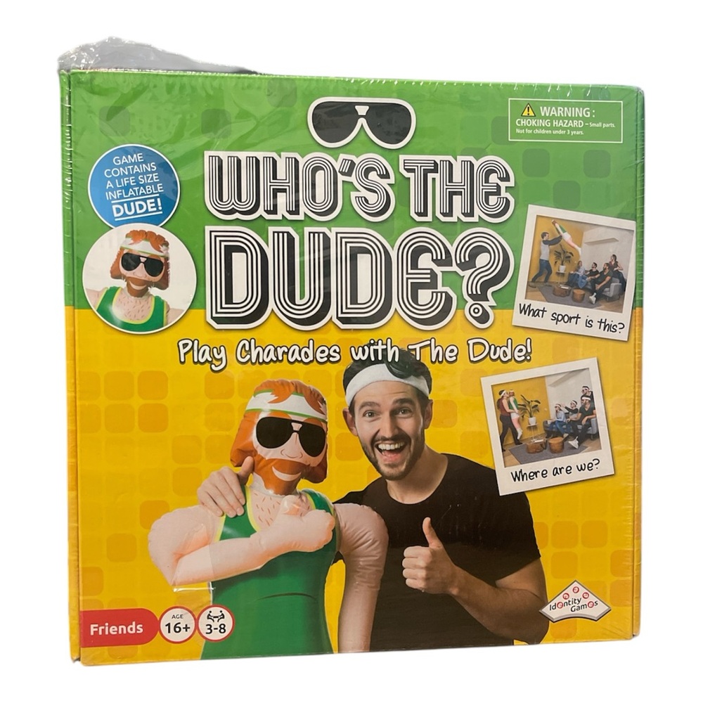 Who's The Dude? Play Charades With The Dude Identity Games New Sealed